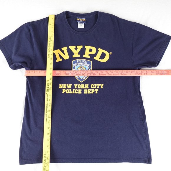 NYPD Shirt Adult XL 100% Cotton Official New York Police Department Tee - Picture 7 of 7